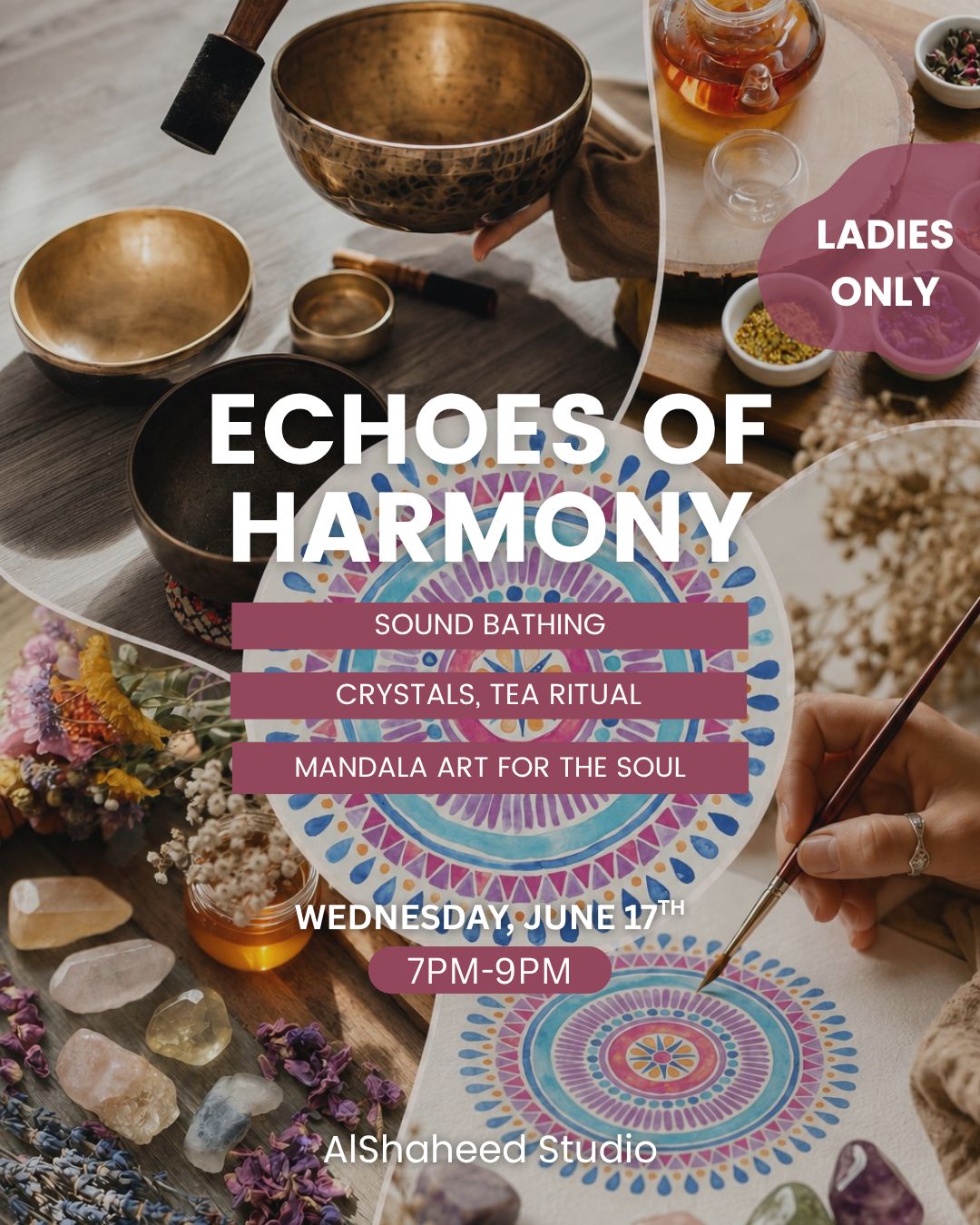 ECHOES OF HARMONY - ARTISTIC NIGHT - WED. JUNE 17TH, 7PM-9PM
