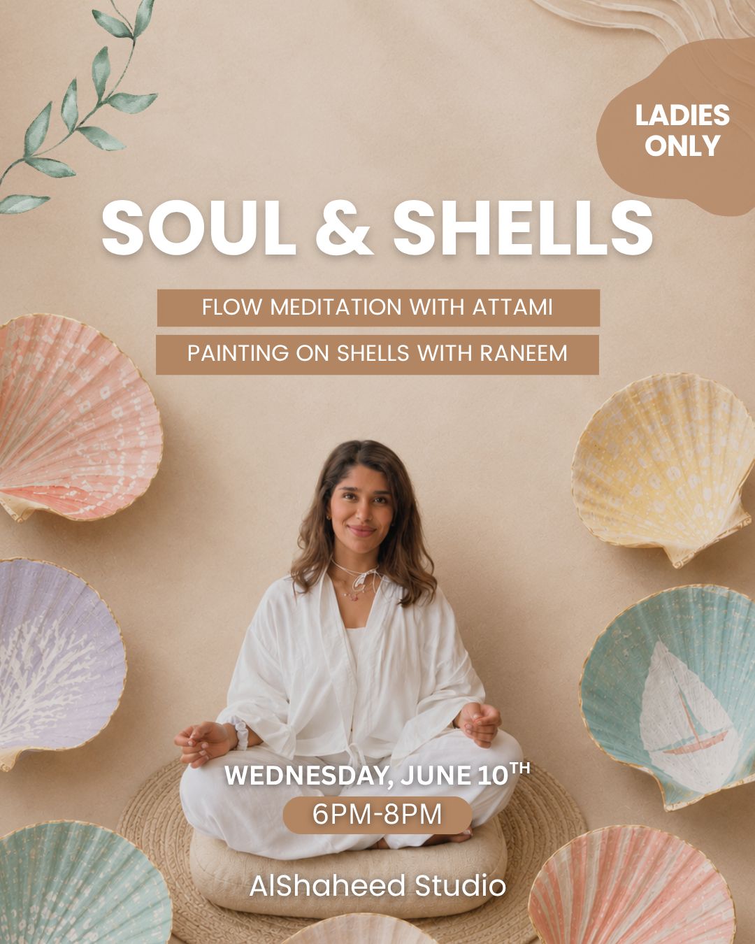 SOUL &amp; SHELLS - ARTISTIC NIGHT - WED. JUNE 10TH, 6:00PM-8:00PM