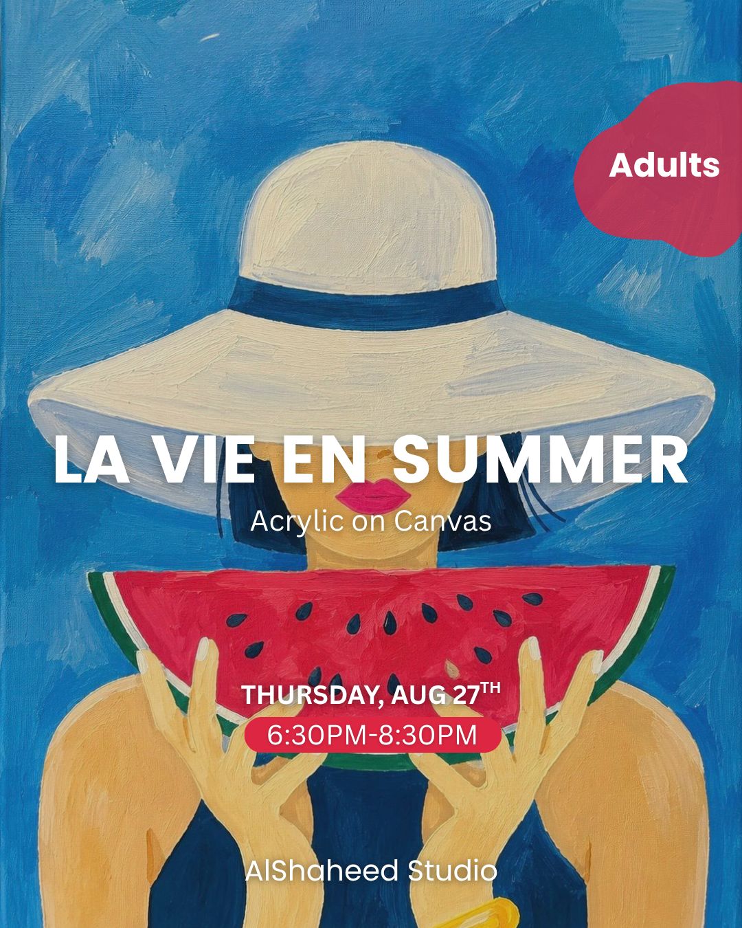 LA VIE EN SUMMER - ARTISTIC NIGHT - THURS. AUG 27TH 6:30PM-8:30PM