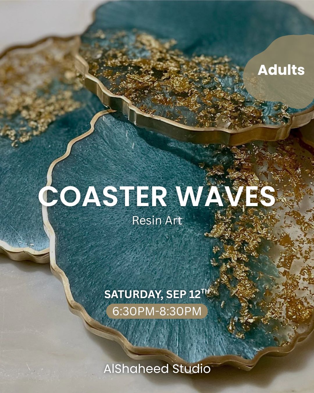 COASTER WAVES - ARTISTIC NIGHT - SAT. SEP 12TH 6:30PM-8:30PM
