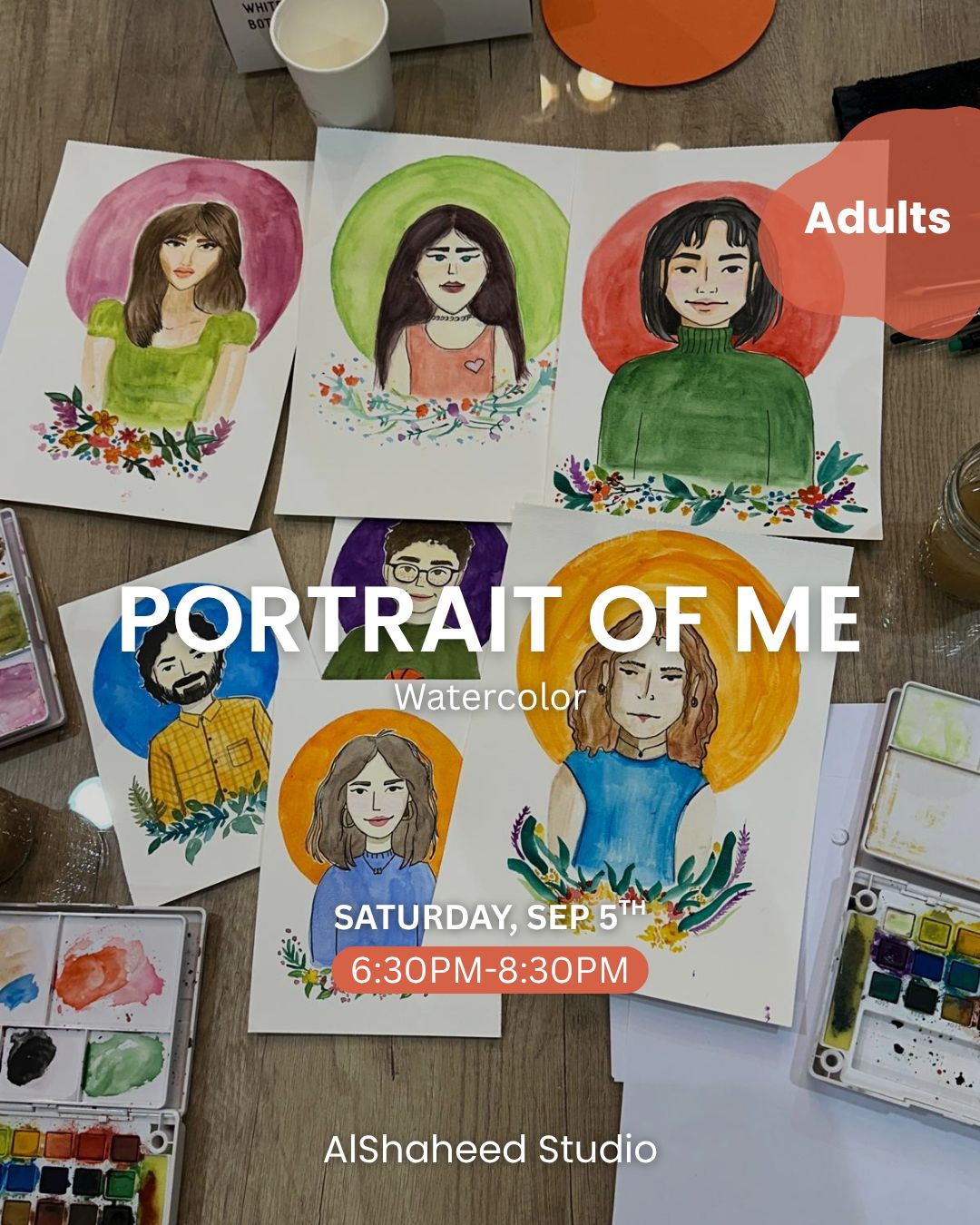 PORTRAIT OF ME - ARTISTIC NIGHT - SAT. SEP 5TH 6:30PM-8:30PM