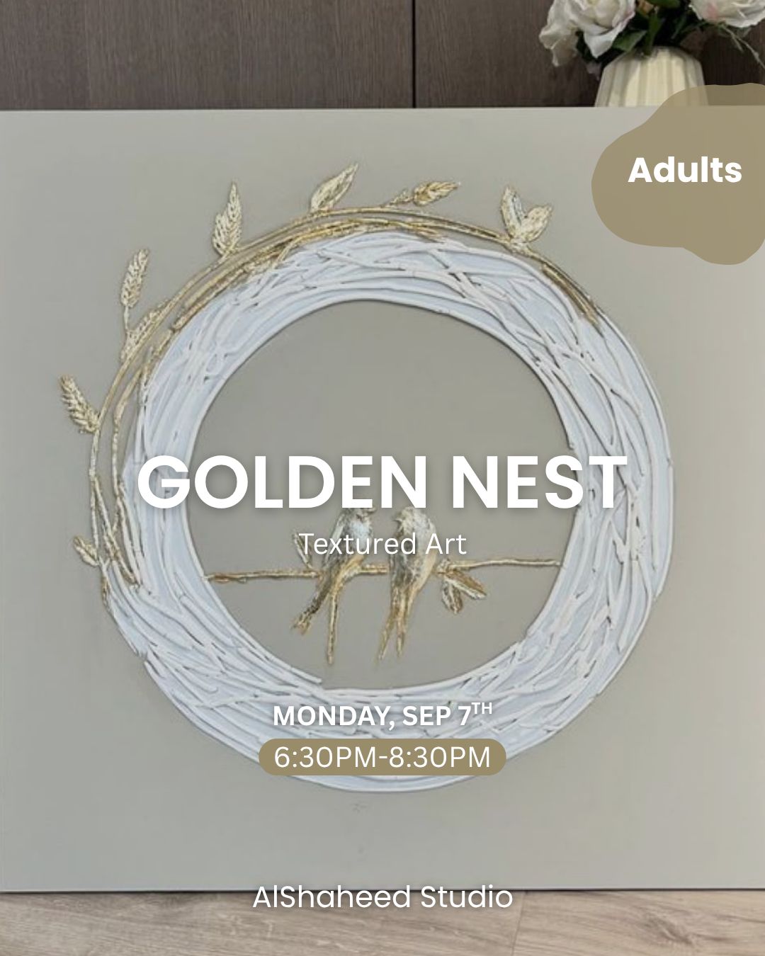 GOLDEN NEST - ARTISTIC NIGHT - MON. SEP 7TH 6:30PM-8:30PM