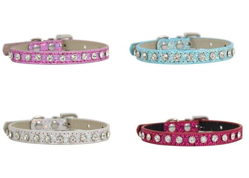 Collier pour chien faux diamant