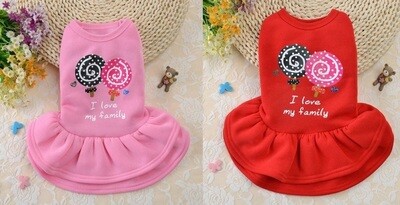 Robe Teddy rose