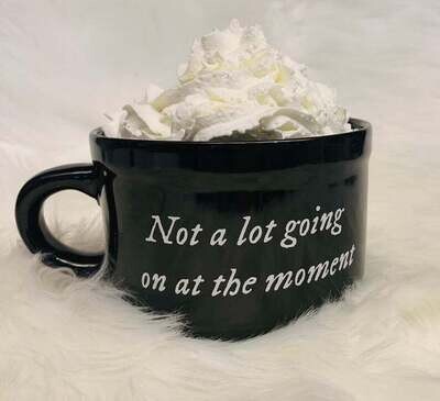 Not a lot going on at the moment ceramic mug
