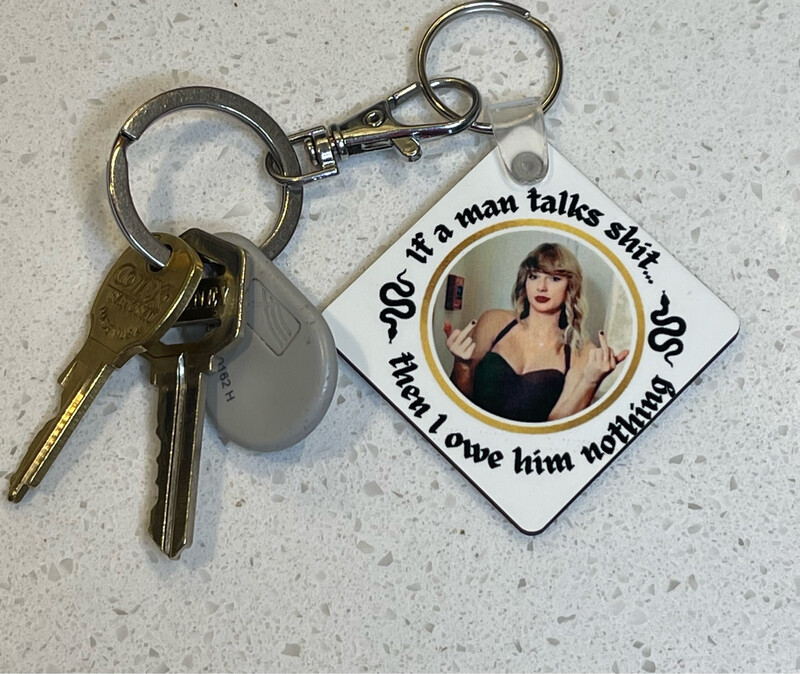 I Did Something Bad Keychain