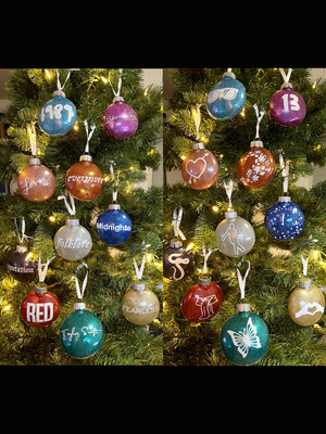 Sets Of Taylor Swift Album Ornaments