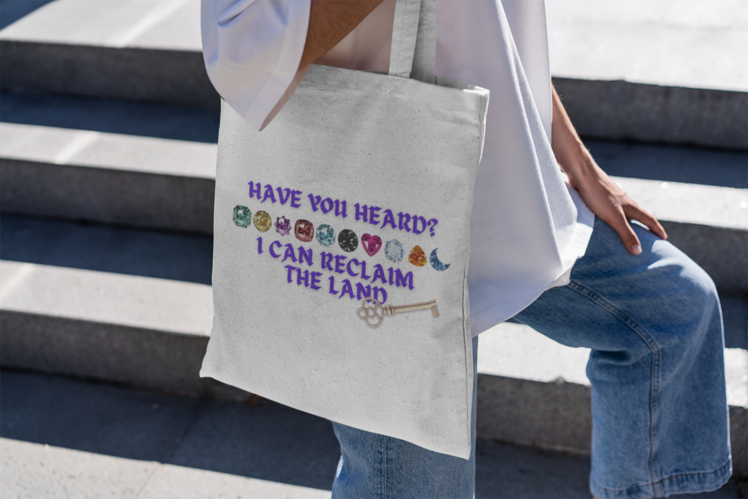 Bejeweled &quot;Have you heard?&quot; Tote Bag