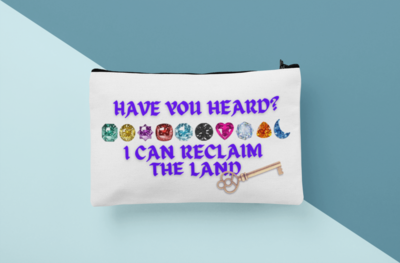 Bejeweled "Have you heard" Cosmetic Bag