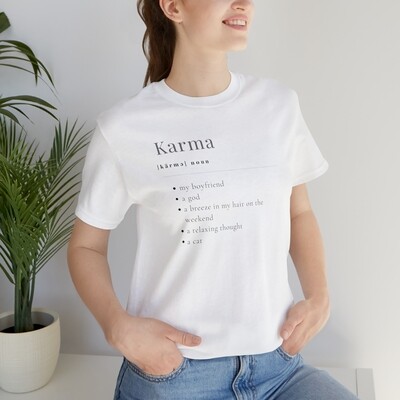 &quot;Karma Definition&quot; Midnights Karma Inspired Shirt