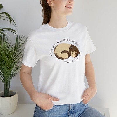 "Karma is a Cat Purring in my lap cause it loves me" Midnights Karma Inspired Shirt
