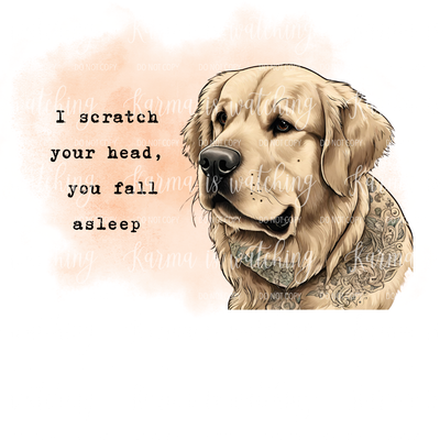 "I scratch your head, you fall asleep like a tattooed golden retriever" The Tortured Poets Department Inspired Shirt