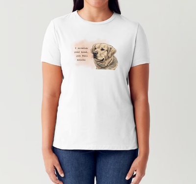 &quot;I scratch your head, you fall asleep like a tattooed golden retriever&quot; The Tortured Poets Department Inspired Shirt