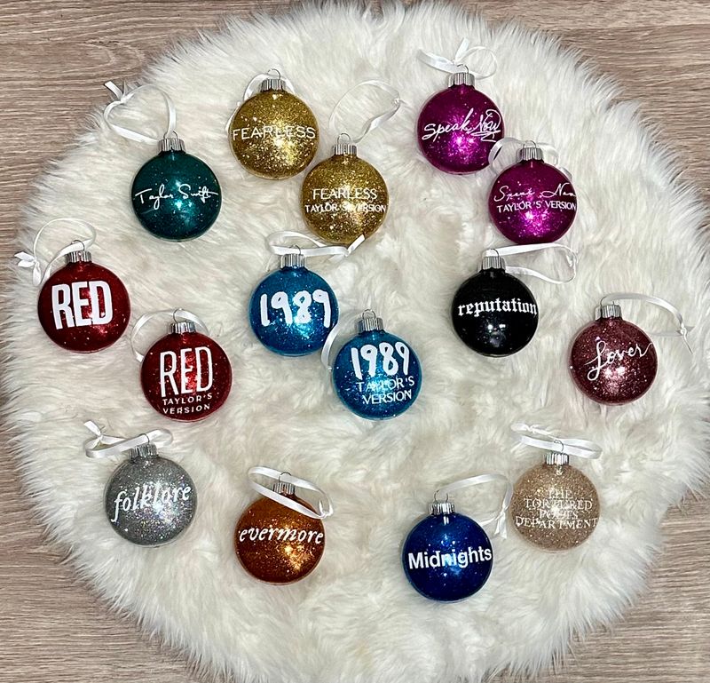 Sets Of Taylor Swift Album Ornaments