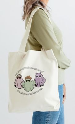 Ghosted Anti-Hero Tote Bag
