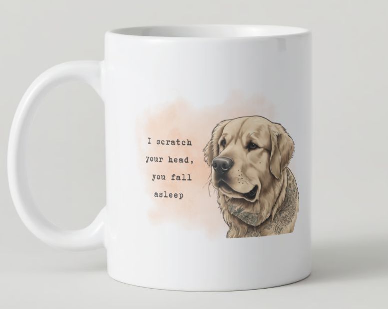 The Tortured Poets Department Title Track "Tattooed Golden Retriever"  Inspired Mug