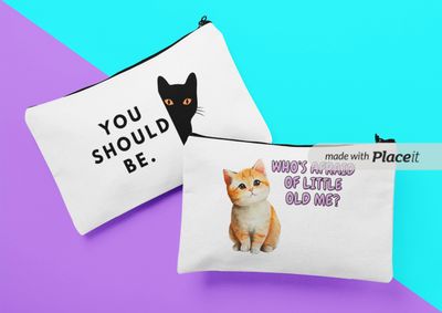 Who's Afraid of Little Old Me? Inspired Cosmetic Bag The Tortured Poets Department 