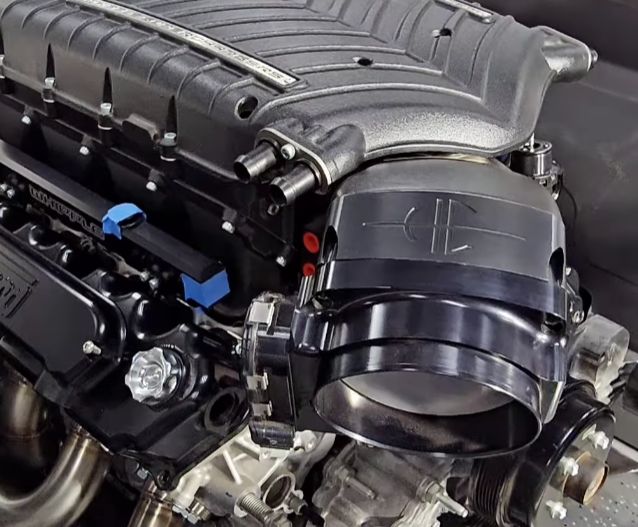 Whipple supercharger throttle body adaptor - 20 degree