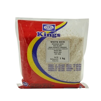Kings White Rice 20 x 1 kg