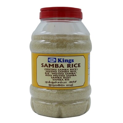 Kings Samba Rice Bottle 4 x 5 kg
