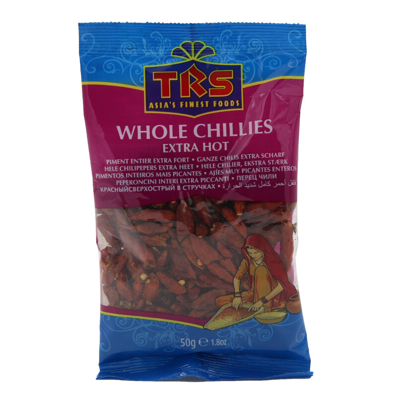 TRS Chilli Whole Hot 20 x 50 g
