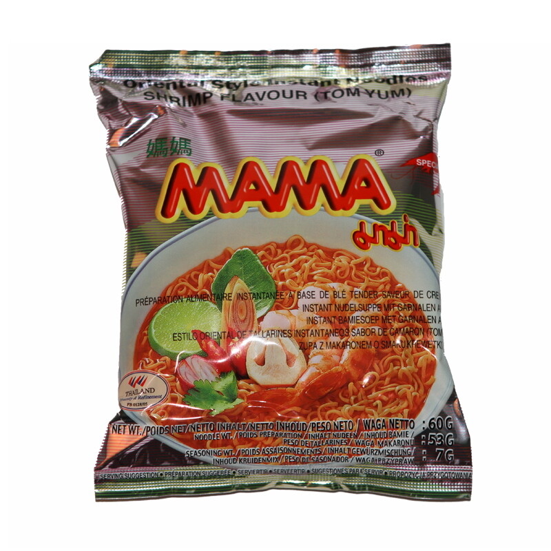 Mama Instant Tom Yum shrimp 30 x 60 g