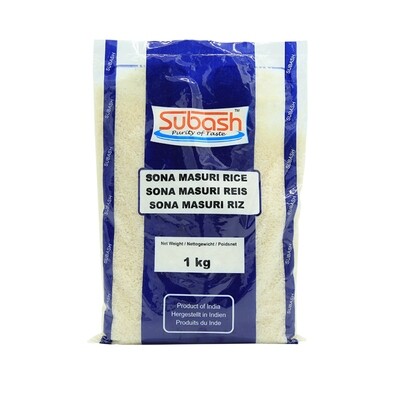 Subash Sona Masuri Rice 20 x 1 kg