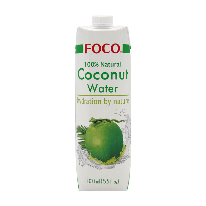 Foco Coconut Water 100% 12 x 1 L