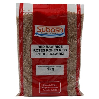 Subash Red Raw Rice 20 x 1 kg