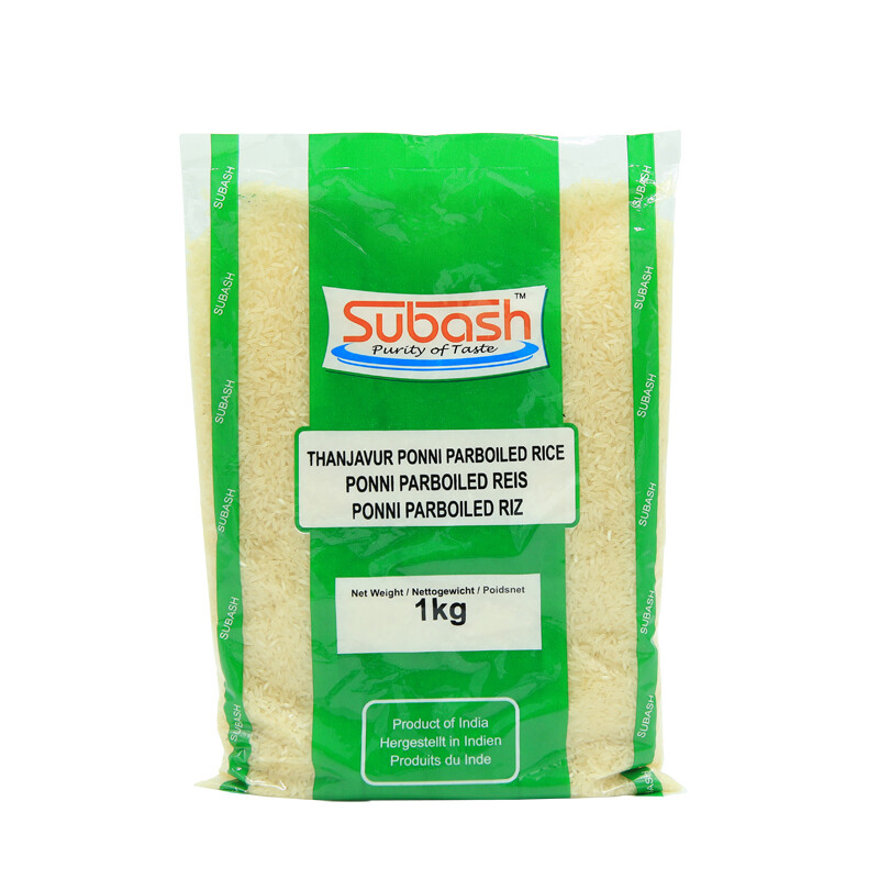 Subash Ponni Boiled Rice 20 x 1 kg