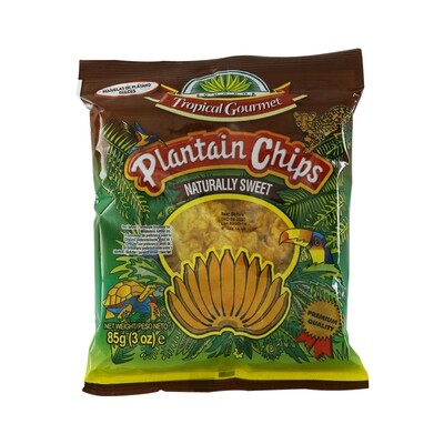Tropical Gourmet Plantain Chips Sweet 20 x 85 g