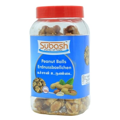 Subash Peanut Balls Bottle 24 x 250 g