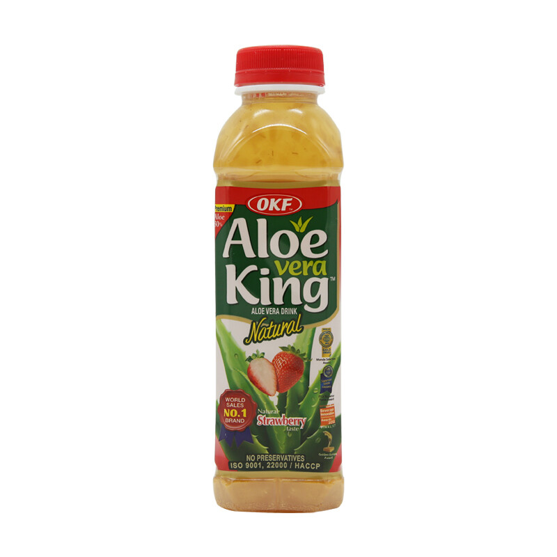 OKF Aloe Vera Drink Strawberry 20 x 500 ml