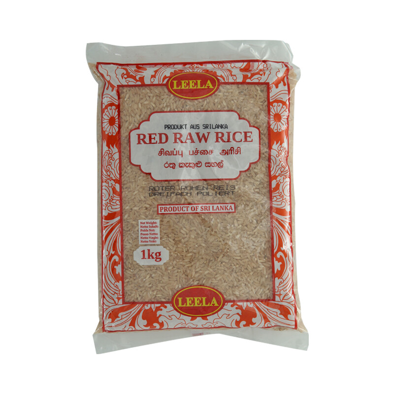 Leela Red Raw Rice T/P 24 x 1 kg