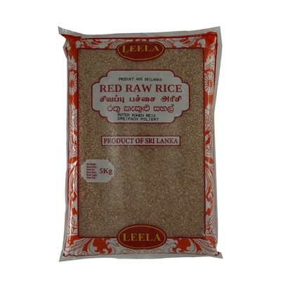 Leela Red Raw Rice T/P 5 x 5 kg