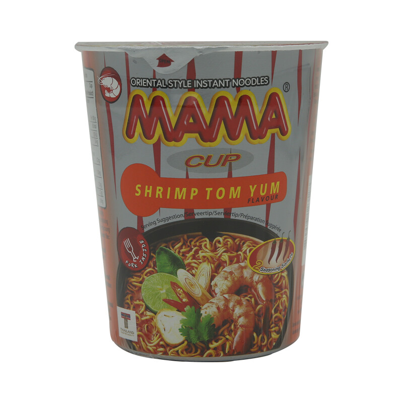 Mama Instant Cup Noodles Shrimp 16 x 70 g