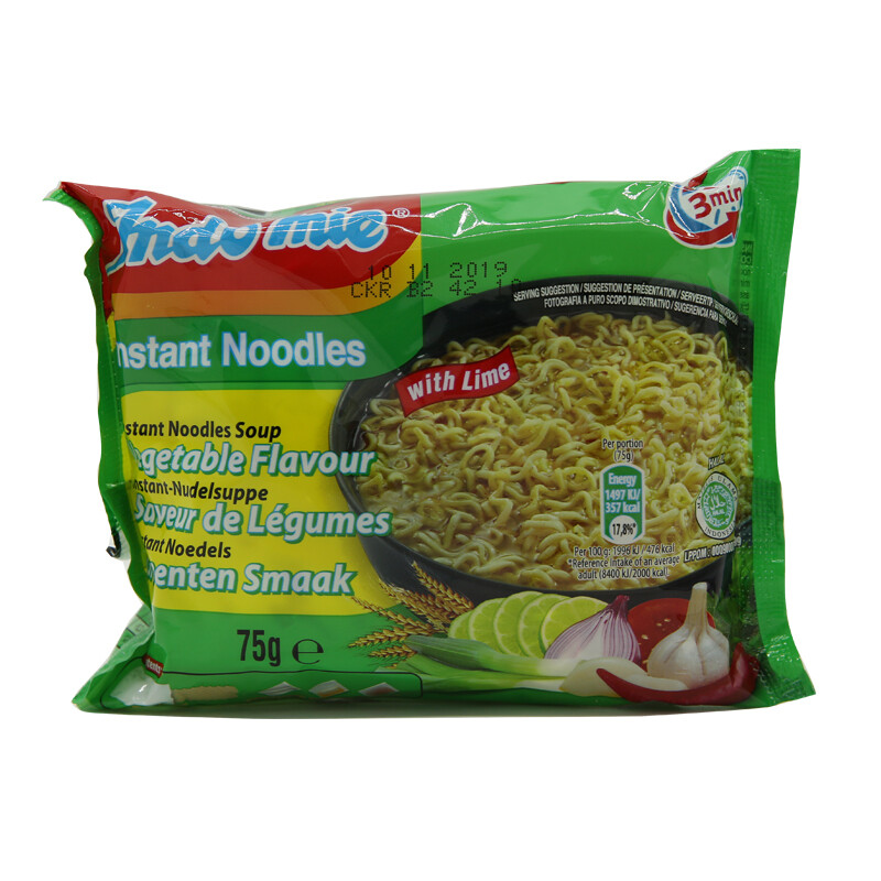 Indomie Instant Noodle Soup Vegetable 40 x 75 g