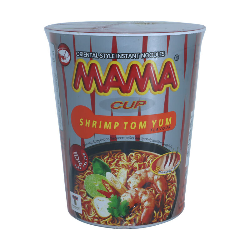 Mama Inst Noodle Cup Shrimp 16 x 70 g