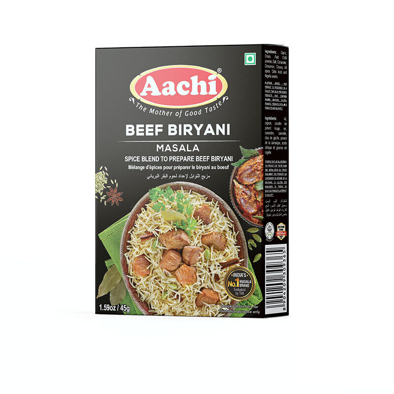 Aachi Beef Biryani Masala 12 x 45g