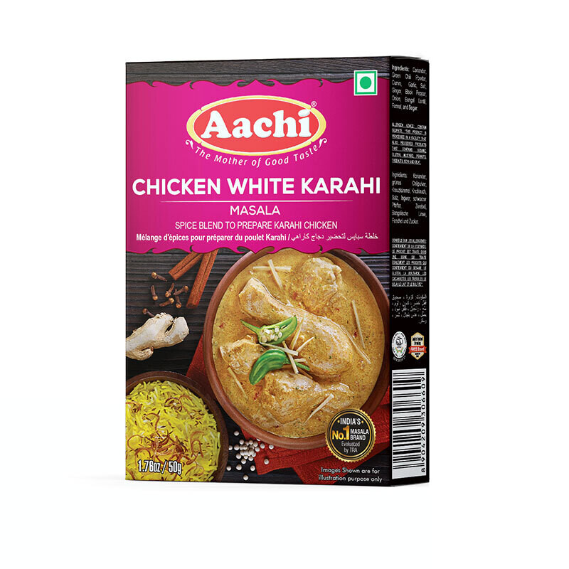 Aachi Chicken white karahi Masala 12 x 50 g