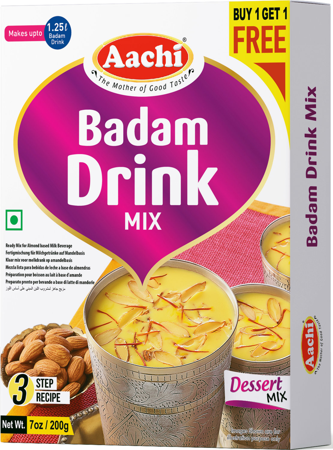 Aachi Badam Drink Mix** 10 x 200 g