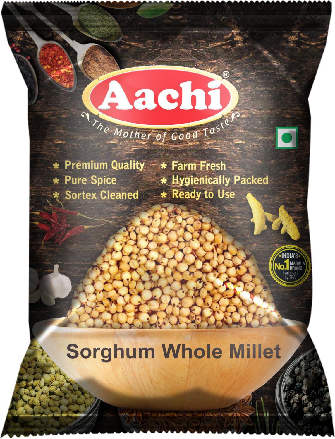 Aachi Sorghum Whole 10 x 1 kg