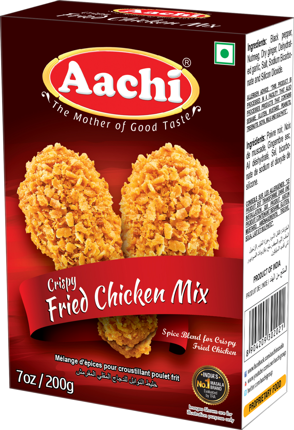 Aachi Crispy Fried Chicken 10 x 200 g
