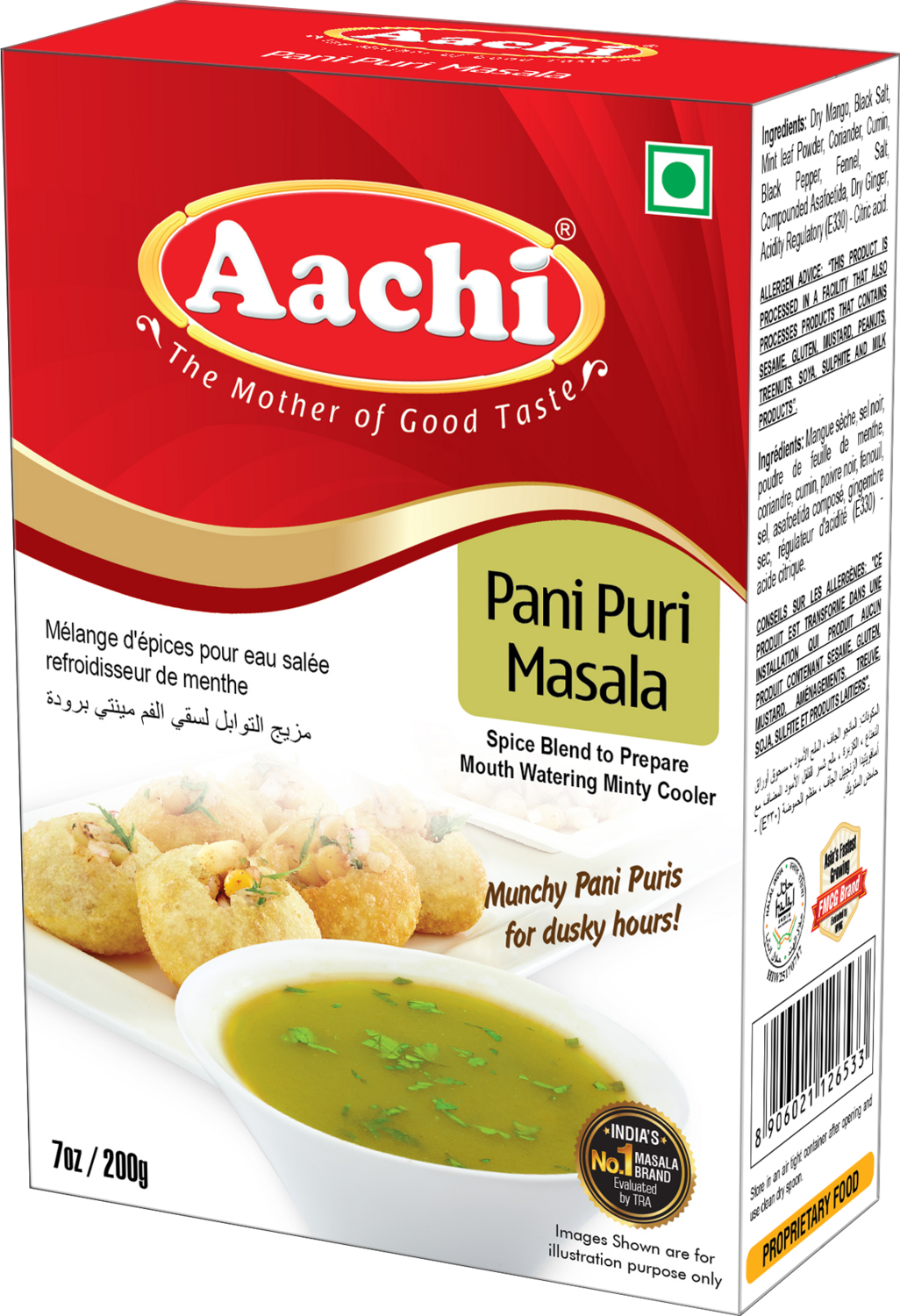 Aachi Pani Puri Masala 10 x 200 g