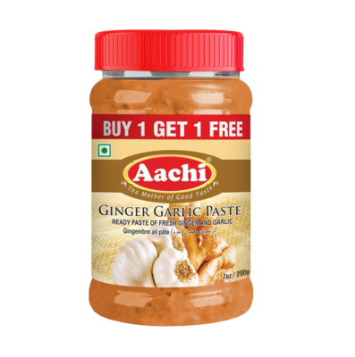Aachi Ginger & Garlic Paste** 30 x 200 g