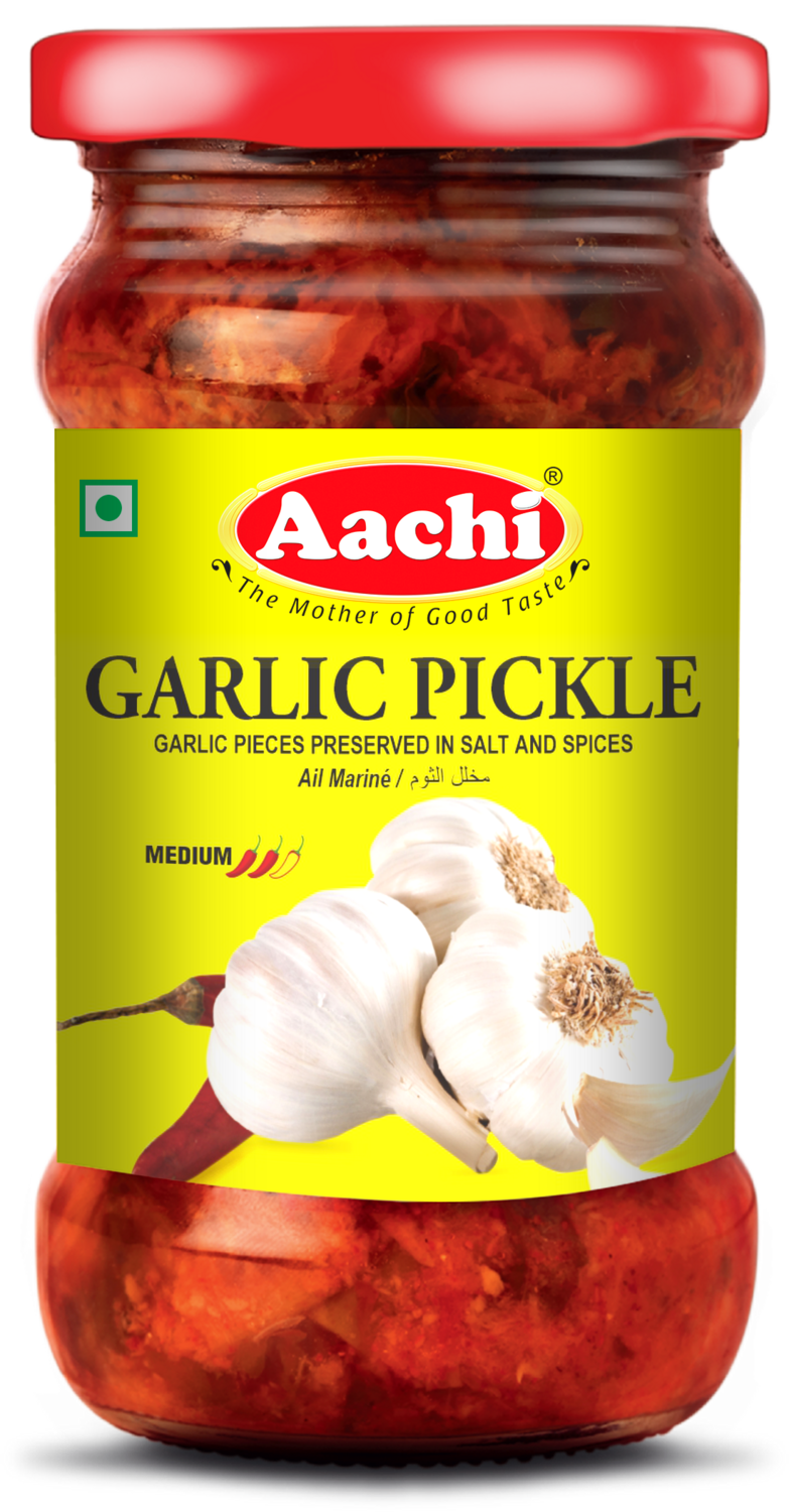 Aachi Garlic Pickle 24 x 300 g
