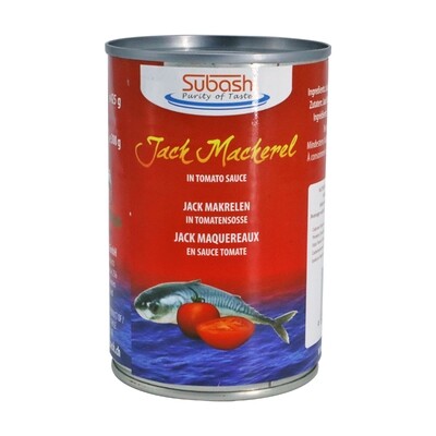 Subash Jack Mackerel Chilli Tomato 24 x 425 g