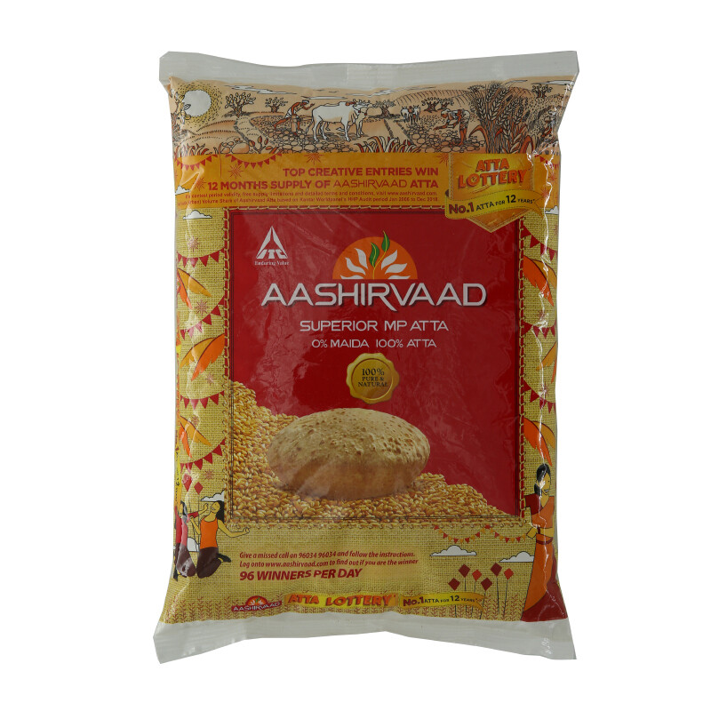 Ashirwad Atta Flour 2 x 10 kg