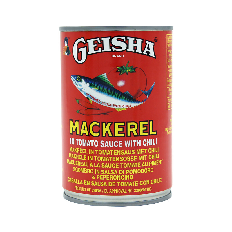 Geisha Mackerel Chilli Sauce 12 x 425 g