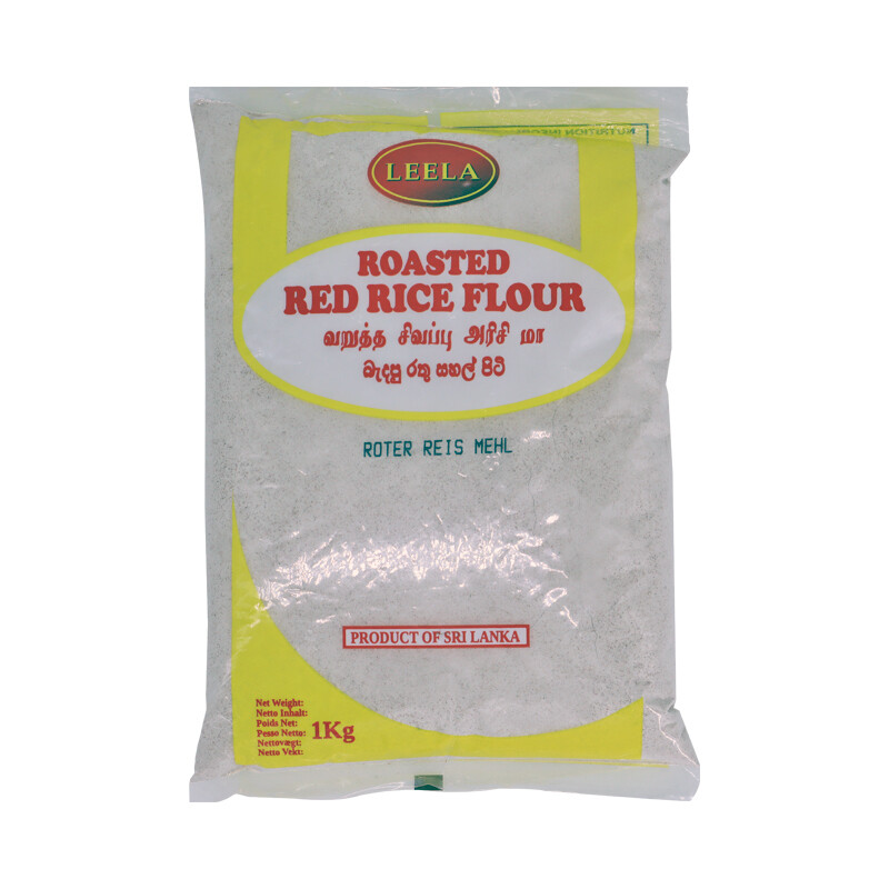 Leela Red Rice Flour- Roasted 20 x 1 kg
